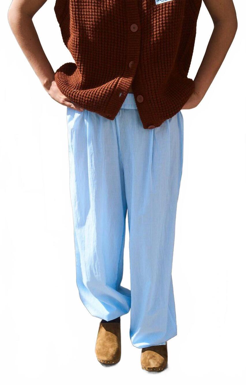 NEW AMERICAN VINTAGE eluabird trousers in blue stripe
